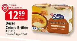 E.Leclerc Deser creme brulee Wiodąca Marka Delisse oferta