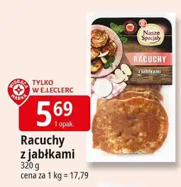 E.Leclerc Racuchy z jabłkami Wiodąca Marka Nasze Specjały oferta