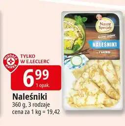 E.Leclerc Naleśniki z serem Wiodąca Marka Nasze Specjały oferta