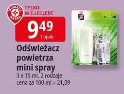 E.Leclerc Odświeżacz powietrza mini spray trawa cytrynowa Wiodąca Marka Bien Air oferta