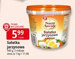 E.Leclerc Sałatka jarzynowa z jajkiem Wiodąca Marka Nasze Specjały oferta