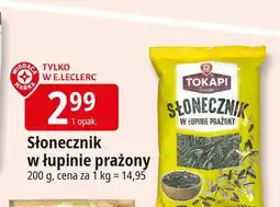 E.Leclerc Słonecznik w łupinie prażony Wiodąca Marka Tokapi oferta