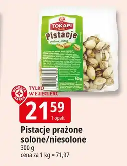 E.Leclerc Pistacje prażone solone Wiodąca Marka Tokapi oferta