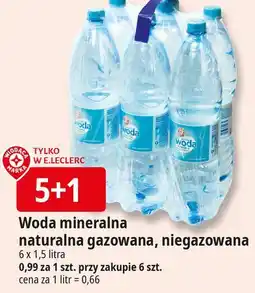 E.Leclerc Woda lekko gazowana Wiodąca Marka oferta