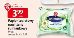 E.Leclerc Papier toaletowy rumiankowy Wiodąca Marka Mimosa oferta