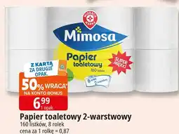 E.Leclerc Papier toaletowy biały Wiodąca Marka Mimosa oferta