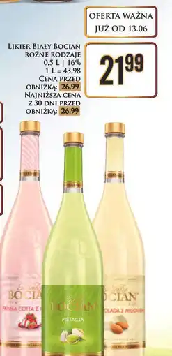 Dino Likier Biały Bocian Biała Czekolada Z Migdałem oferta