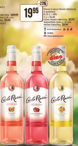 Dino Wino Carlo Rossi Refresh Sweet Citrus oferta