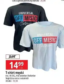 E.Leclerc T-shirt męski biały rozm. m-2xl oferta