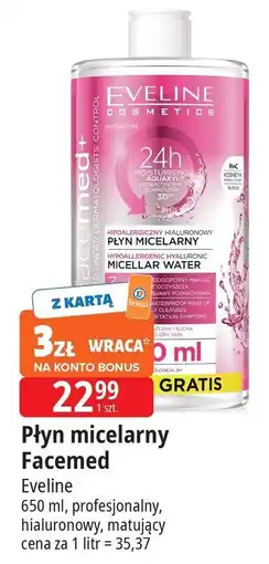 E.Leclerc Płyn micelarny matujący Eveline Facemed+ oferta
