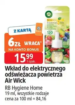 E.Leclerc Pachnące patyczki deszczowa świeżość lasów amazonii Air Wick Essential Oils oferta