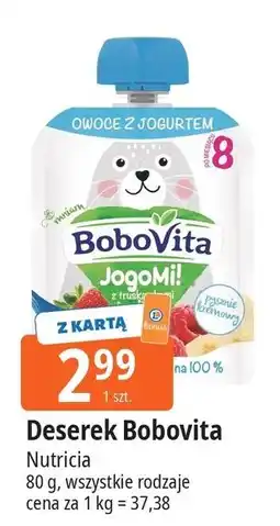 E.Leclerc Owoce z jogurtem w tubce truskawki-maliny Bobovita Jogomi! oferta