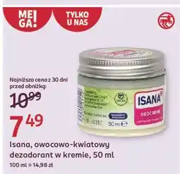 Rossmann Dezodorant fruchtig-floralem duft Isana Deocreme oferta