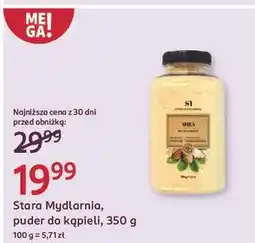 Rossmann Puder do kąpieli Stara Mydlarnia Shea Butter oferta