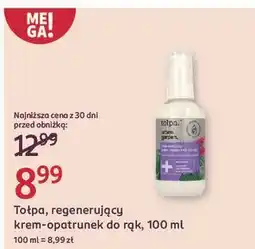 Rossmann Krem opatrunek do rąk regenerujący Tołpa Urban Garden oferta