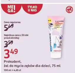 Rossmann Pasta do zębów dla dzieci 0-6 Prokudent oferta