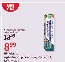 Rossmann Pasta do zębów sparkly white Himalaya Herbals Sparkly White oferta