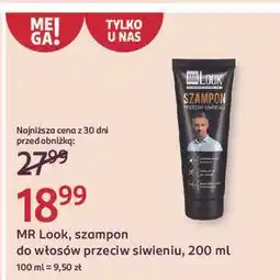Rossmann Szampon do mycia włosów redukujący siwiznę Mr Look oferta
