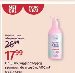 Rossmann Szampon do włosów wygładzający Onlybio oferta