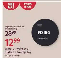 Rossmann Puder utrwalający Wibo Fixing Powder oferta