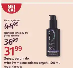 Rossmann Kuracja serum do włosów Syoss Intense Plex oferta