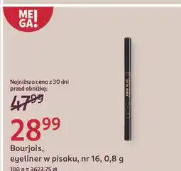 Rossmann Eyeliner 16 noir Bourjois Liner Feutre oferta