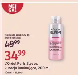 Rossmann Kuracja laminująca L'oreal Glycolic Gloss oferta