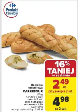 Carrefour Market Bagietka czosnkowa Carrefour oferta