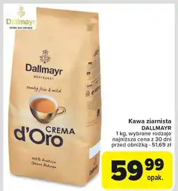 Carrefour Market Kawa ziarnista DALLMAYR CREMA d'ORO 1kg oferta