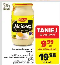 Carrefour Market Majonez dekoracyjny WINIARY 700ml oferta