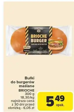 Carrefour Market Bułki do burgerów maślane BRIOCHE 300g Dancake oferta