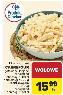 Carrefour Market Flaki cielęce 500 g Carrefour oferta