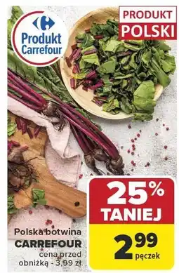 Carrefour Market Botwina Polska pęczek Carrefour oferta