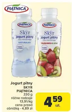 Carrefour Market Jogurt pitny SKYR naturalny 330g PIĄTNICA oferta