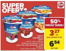Carrefour Market Jogurt Jogobella Zott owoce leśne 400g oferta