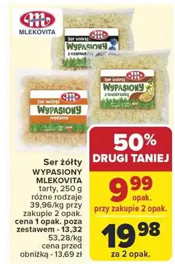 Carrefour Market Ser wiórki WYPASIONY wędzony 250g Mlekovita oferta