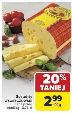 Carrefour Market Ser żółty Włoszczowski 100g oferta