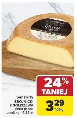 Carrefour Market Ser żółty Zbójnicki z Goliszewa 100g oferta