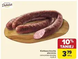 Carrefour Market Kiełbasa krucha pieczona 100g Wędzarnia Dubielak oferta