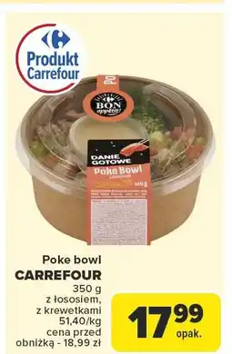 Carrefour Market Danie gotowe Poke bowl z łososiem 350g Carrefour oferta