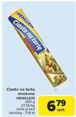Carrefour Market Ciasto na tartę mrożone HENGLEIN 250g oferta