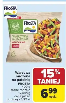 Carrefour Market Warzywa mrożone na patelnię Mexican Mix 400g Frosta oferta