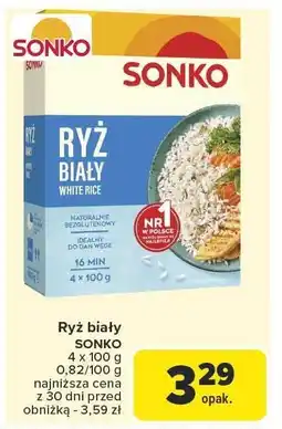 Carrefour Market Ryż biały Sonko 4x100g oferta