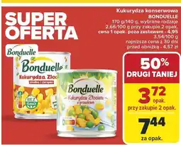 Carrefour Market Kukurydza konserwowa Bonduelle słodka i chrupka 170 g oferta