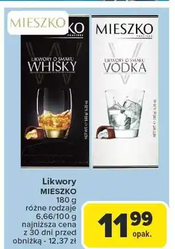Carrefour Market Likwory Mieszko o smaku whisky 180g oferta