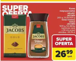 Carrefour Market Kawa rozpuszczalna Jacobs Velvet 200g oferta