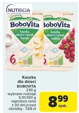 Carrefour Market Kaszka mleczno-ryżowa banan 230g Bobovita oferta