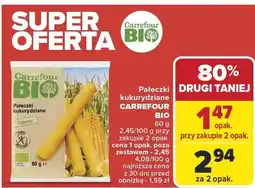 Carrefour Market Pałeczki kukurydziane CARREFOUR BIO 60g oferta