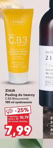 Kaufland Ziaja Peeling do twarzy C.B3 Niocynamid oferta