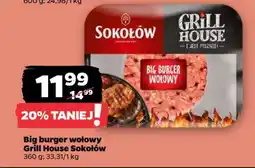 Netto Big burger wołowy Grill House Sokołów oferta
